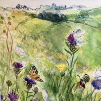 painting of butterflies