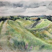 painting of Warham camp