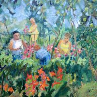 painting of gardening
